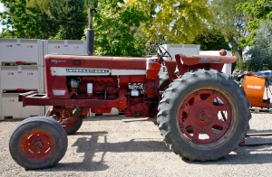 Tractor at Indian Creek Winery, site of the Hermit Music Festival